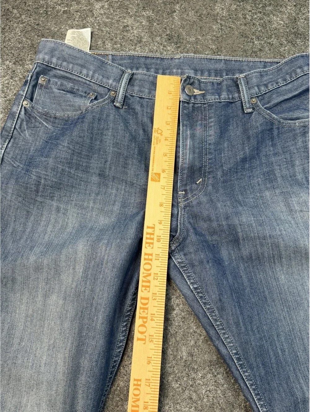 Levi’s 514 Straight Jeans Mens 36x32 Light Wash Denim Red Tab Cotton
